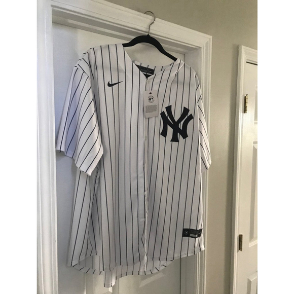 MLB New York Yankees (Blank) Men's Replica Baseball Jersey - Picture 1 of 11